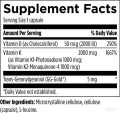 Designs for Health Vitamin D Synergy 120 Capsules