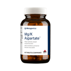 Metagenics Mg/K Aspartate 60 Tablets