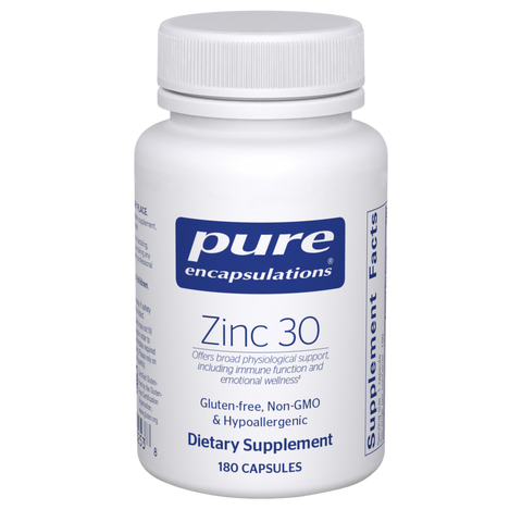 Pure Encapsulations Zinc 30 180 Capsules