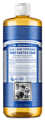 Dr. Bronner's Peppermint Pure Castile Liquid Soap 946mL
