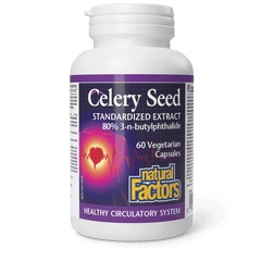 Natural Factors Celery Seed 60 Veg Capsules