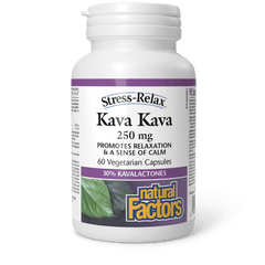 Natural Factors Kava Kava 250mg Stress-Relax 60 Veg Capsules