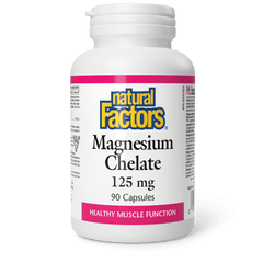 Natural Factors Magnesium Chelate 125mg 90 Capsules