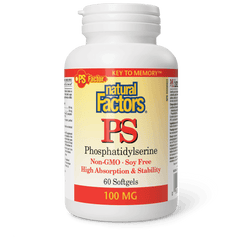 Natural Factors PS Phosphatidylserine 100mg 60 Softgels