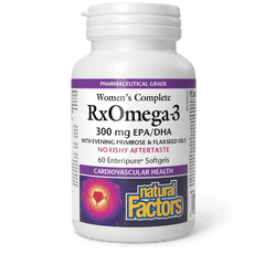 Natural Factors RxOmega-3 Mini-Gels 500mg 60 Softgels
