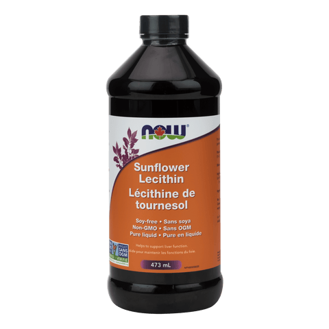 NOW Sunflower Liquid Lecithin Non-GMO 473mL