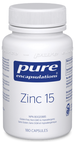 Pure Encapsulations Zinc 15 180 Capsules