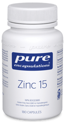 Pure Encapsulations Zinc 15 180 Capsules