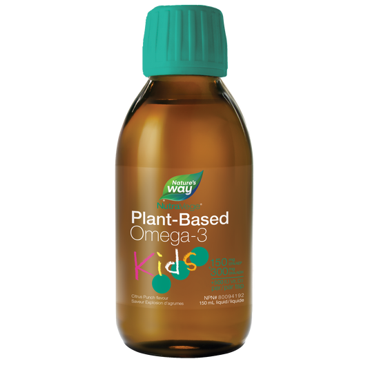 NutraVege Kids Omega-3+D Plant Based Citrus Punch 150mL