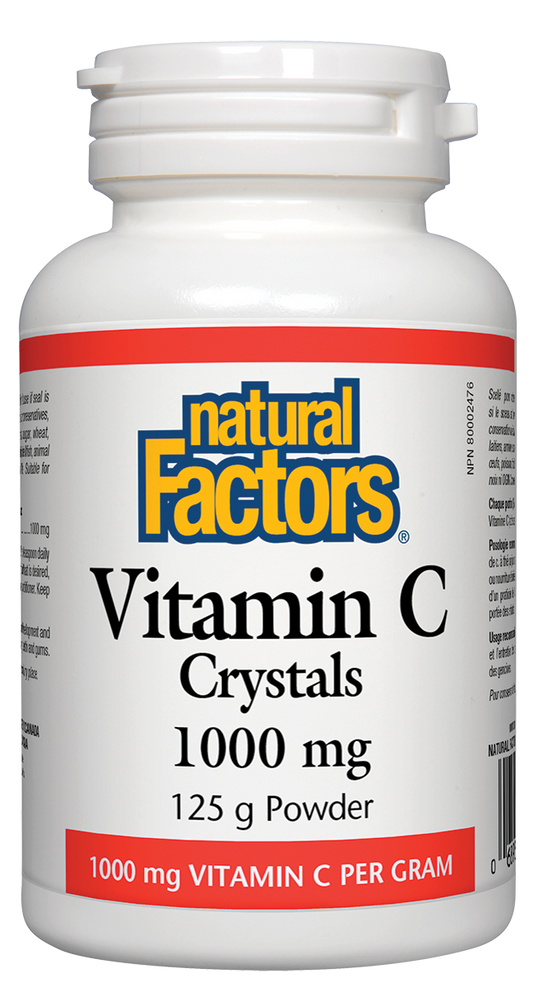 Natural Factors Vitamin C Crystals 1000mg 125g