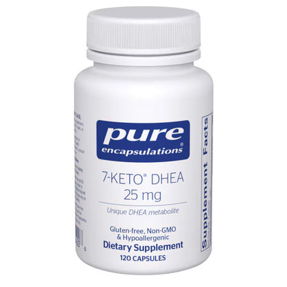 Pure Encapsulations 7-KETO DHEA 25mg 120 Capsules
