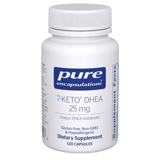 Pure Encapsulations 7-KETO DHEA 25mg 120 Capsules