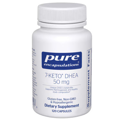 Pure Encapsulations 7-KETO DHEA 50mg 120 Capsules