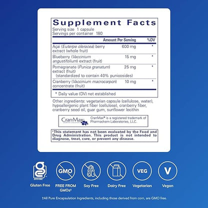 Pure Encapsulations Açai 600 180 capsules