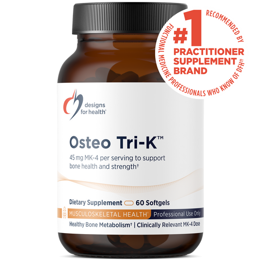Designs for Health Osteo Tri K 60 Sofgels