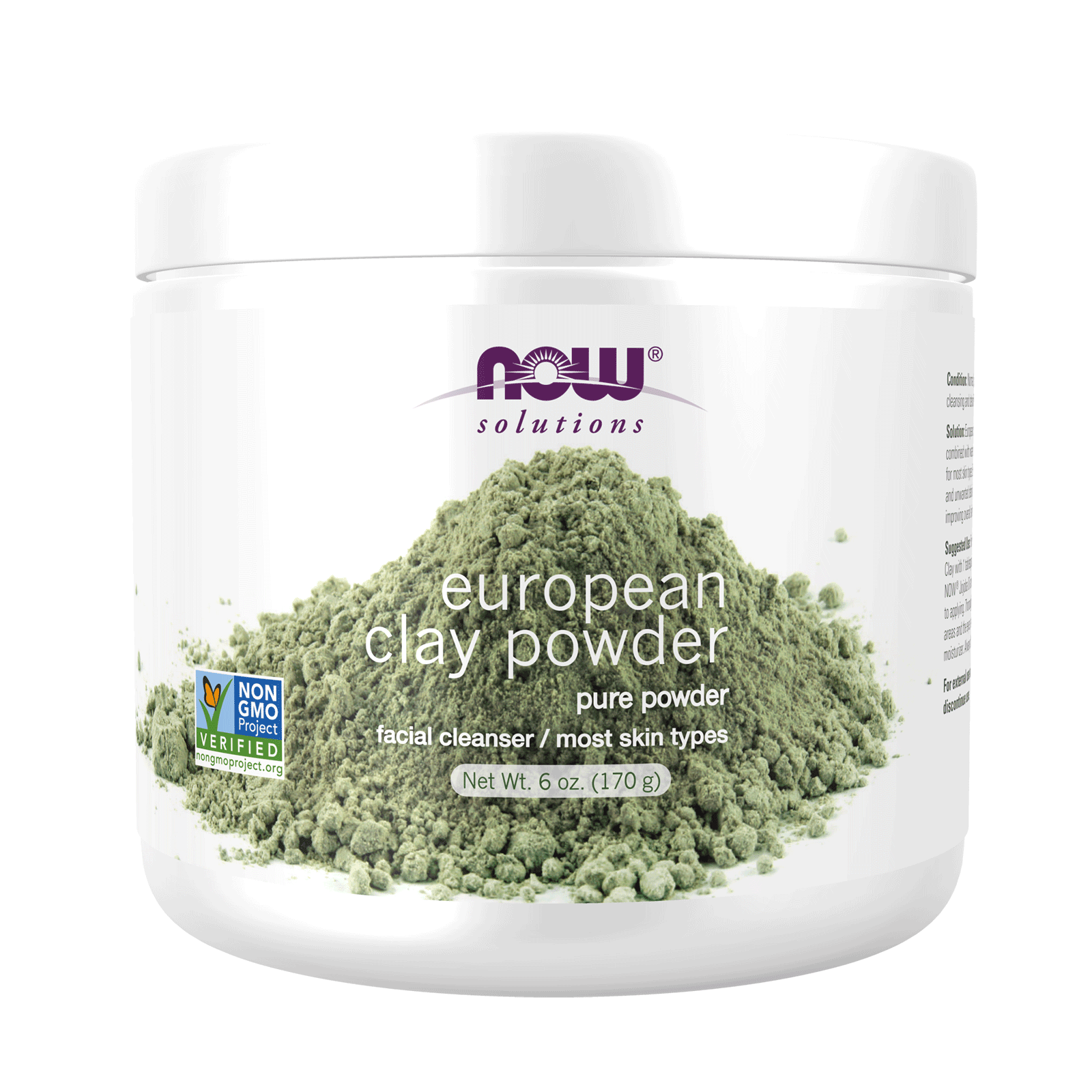 NOW European Clay Powder 170g - 