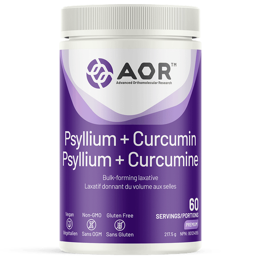 AOR Psyllium + Curcumin Powder 217.5g