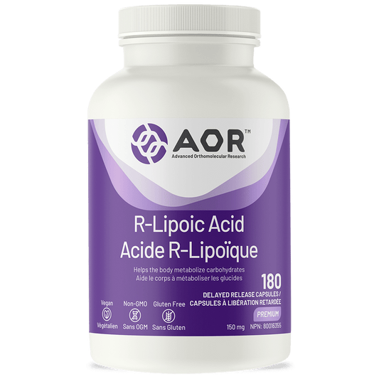 AOR R-Lipoic Acid 180 Capsules