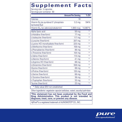 Pure Encapsulations Amino-NR 180 Capsules