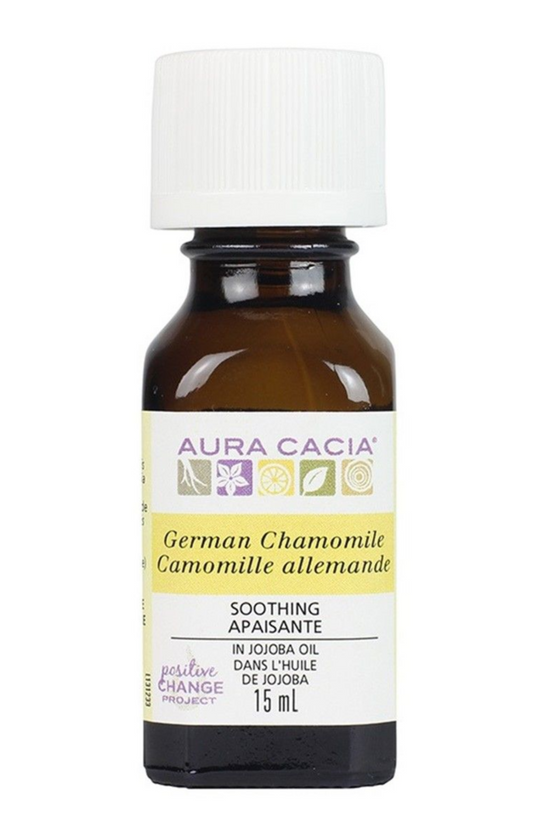 Aura Cacia German Chamomile In Jojoba Oil 15mL