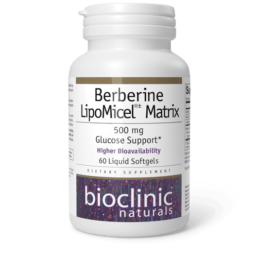 Bioclinic Naturals Berberine LipoMicel Matrix 60 Softgels