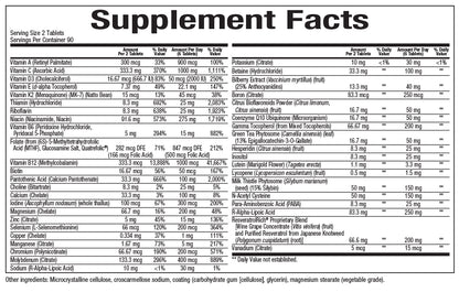 Bioclinic Naturals BioFoundation-G Multiple Vitamin & Mineral Formula 180 Tablets