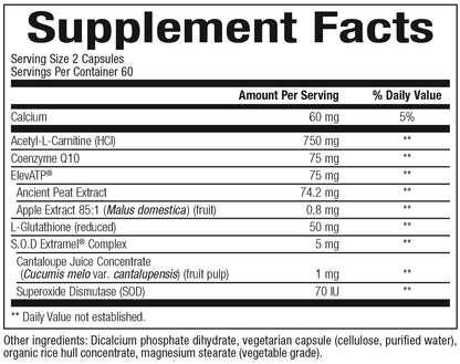 Bioclinic Naturals Mitochondrial Formula 120 Capsules