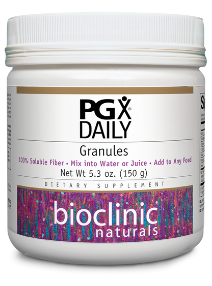 Bioclinic Naturals PGX Daily Granules 100% Soluble Fiber Unflavored 150g
