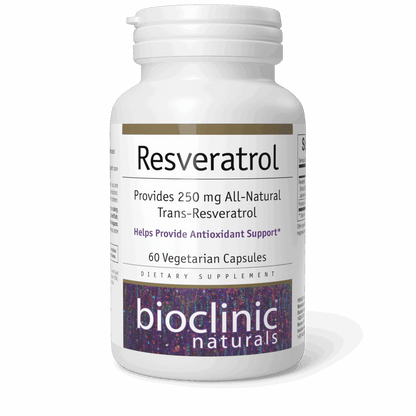 Bioclinic Naturals Resveratrol 60 Capsules