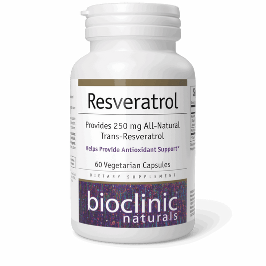 Bioclinic Naturals Resveratrol 60 Capsules