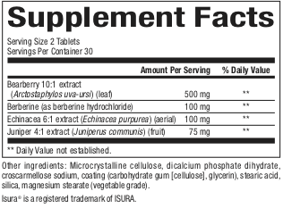 Bioclinic Naturals Ultimate Urinary-Pro 60 Tablets