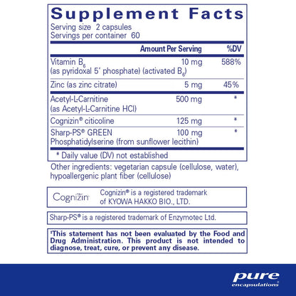 Pure Encapsulations CogniPhos 120 Capsules