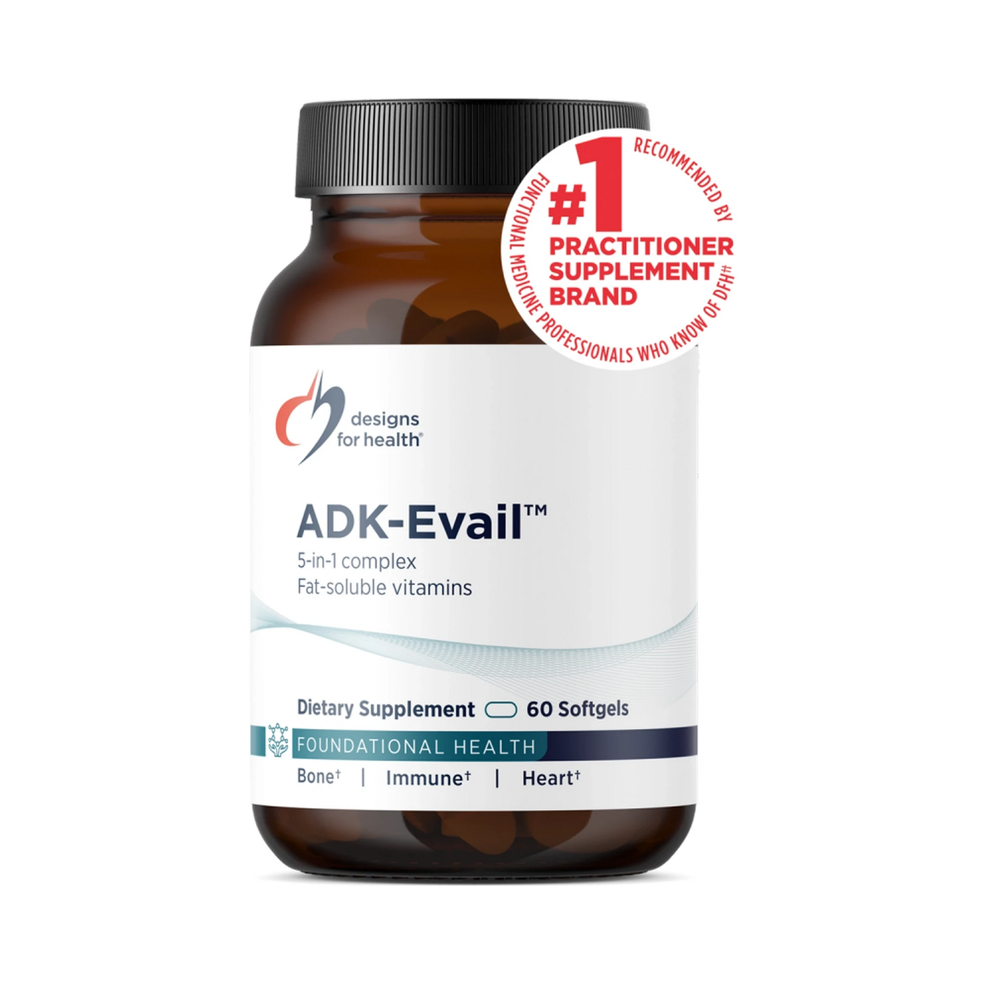 Designs for Health ADK Evail 60 Softgels