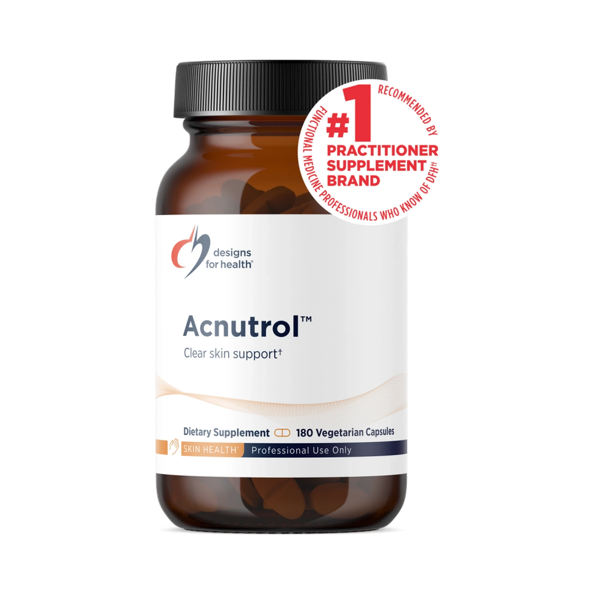 Designs for Health Acnutrol 180 Capsules