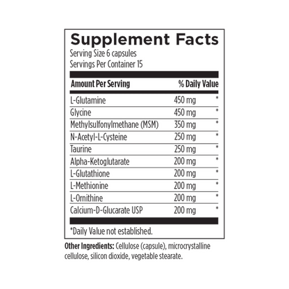 Designs for Health Amino-D-Tox 90 Capsules
