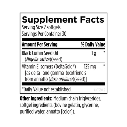 Designs for Health Annatto-E Synergy 60 Softgels