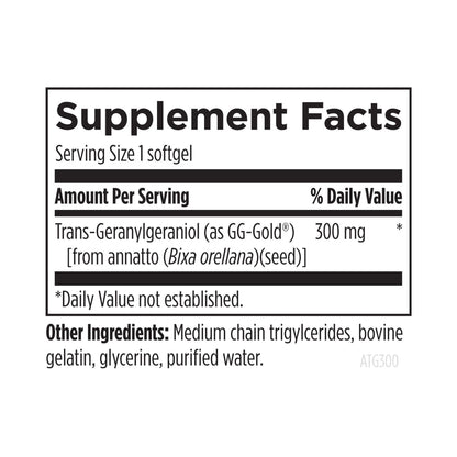 Designs for Health Annatto-GG 300 60 Softgels