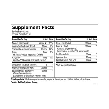 Designs for Health ArthroSoothe 120 Capsules