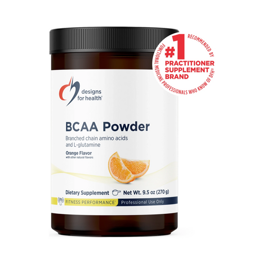 Designs for Health BCAA Powder with L-Glutamine 270g Powder