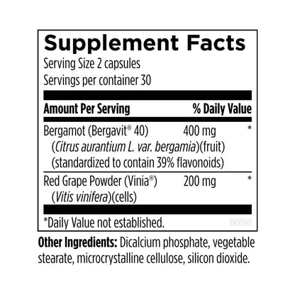 Designs for Health BergaVin 60 Capsules