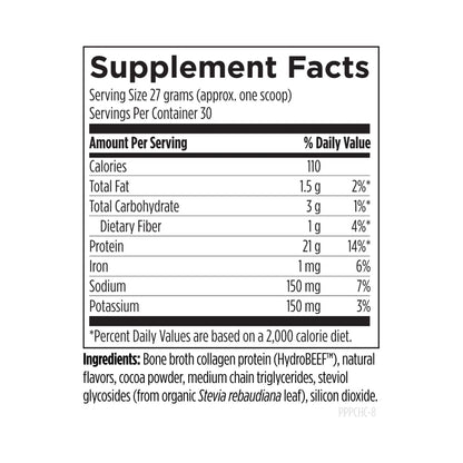 Designs for Health Bone Broth Protein Chocolate 810g Powder
