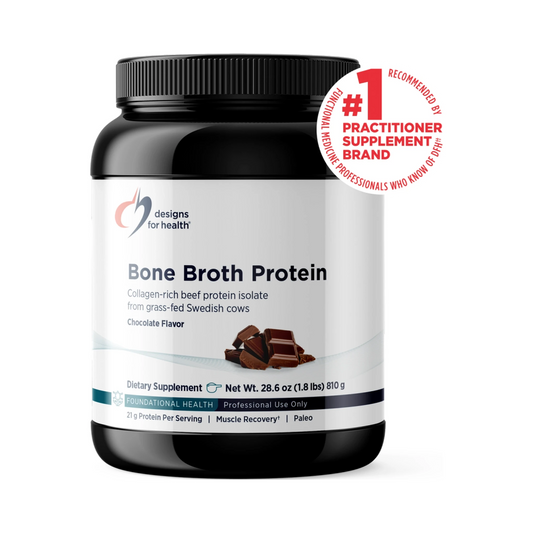 Designs for Health Bone Broth Protein Chocolate 810g Powder