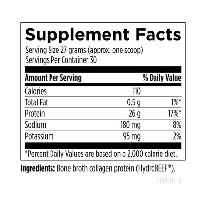Designs for Health Bone Broth Protein Unflavoured 810g Powder