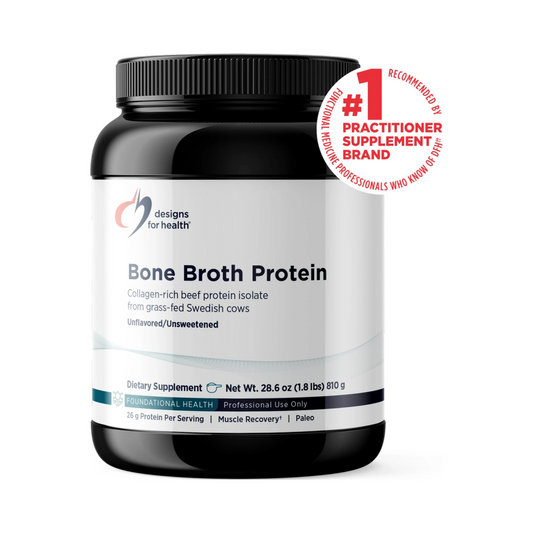 Designs for Health Bone Broth Protein Unflavoured 810g Powder