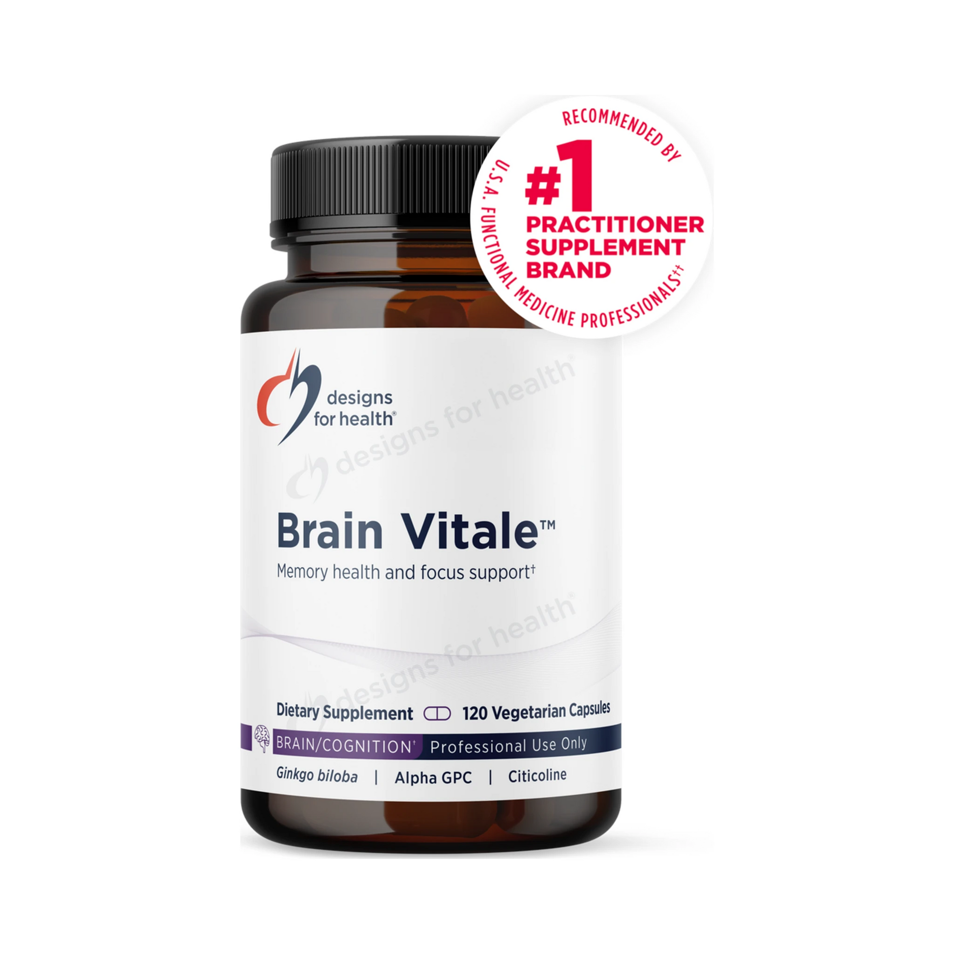 Designs for Health Brain Vitale 120 Capsules