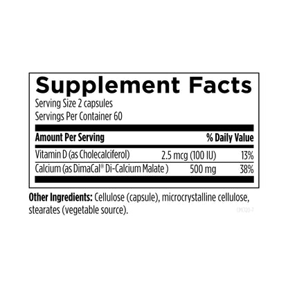 Designs for Health Calcium Malate 120 Capsules