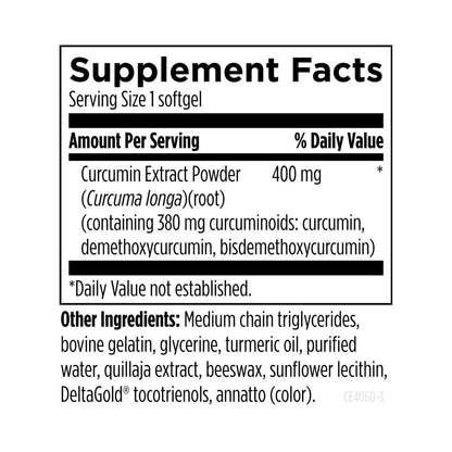 Designs for Health Curcum-Evail 400 60 Softgels