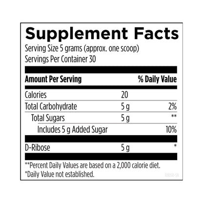 Designs for Health D-Ribose 150g