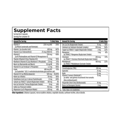 Designs for Health DFH Complete Multi with Copper + Iron 120 Capsules