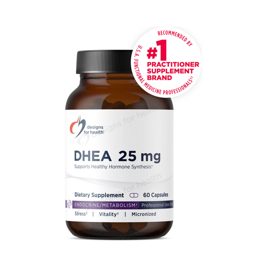 Designs for Health DHEA 25mg 60 Capsules